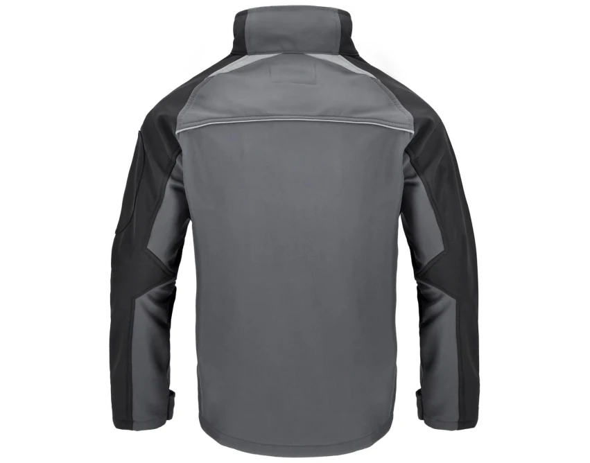 Kurtka robocza softshell Procera szaro-czarna z polarem
