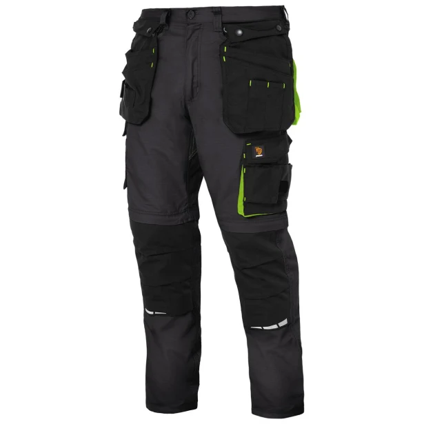 Spodnie robocze do pasa Procera ZEUS Gray męskie stretch RIP-STOP