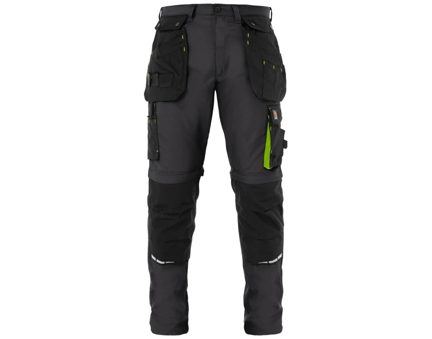 Spodnie robocze do pasa Procera ZEUS Gray męskie stretch RIP-STOP