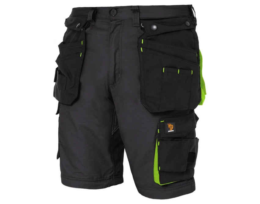 Spodnie robocze do pasa Procera ZEUS Gray męskie stretch RIP-STOP