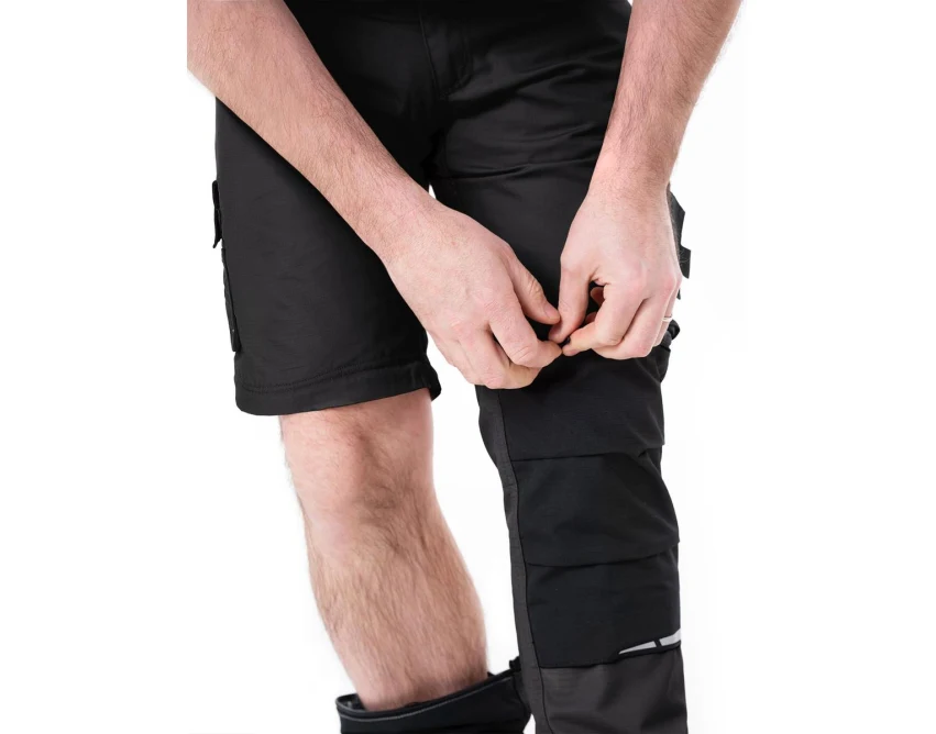 Spodnie robocze do pasa Procera ZEUS Gray męskie stretch RIP-STOP