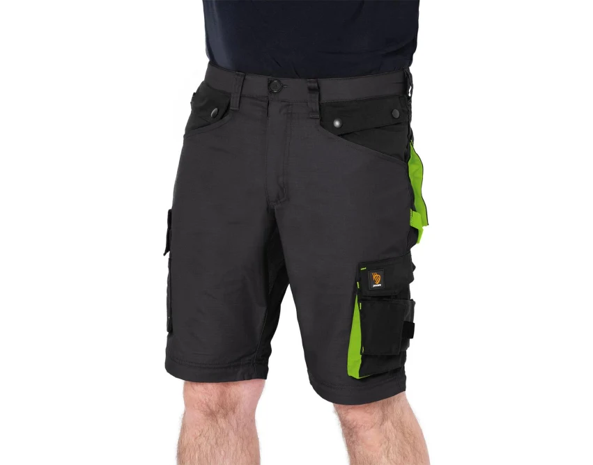 Spodnie robocze do pasa Procera ZEUS Gray męskie stretch RIP-STOP